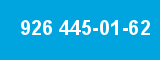 926 445-01-62 926 445-01-62